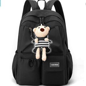 Kawaii Backpack With Cute Accessories Lightweight Backpack Cute Little Bear Back